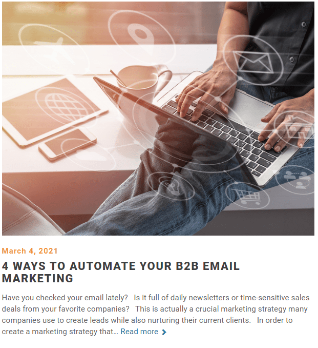 Enabling Sales with B2B Email Marketing